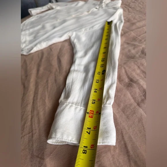 MADEWELL Lusterweave Hartfield Cropped Tencel Button Down Shirt | Womens S - Picture 11 of 12